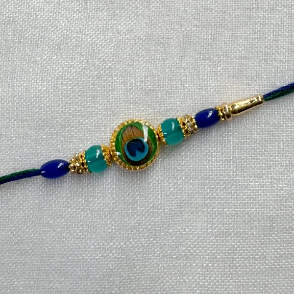 Adult Rakhi - Traditional Peacock