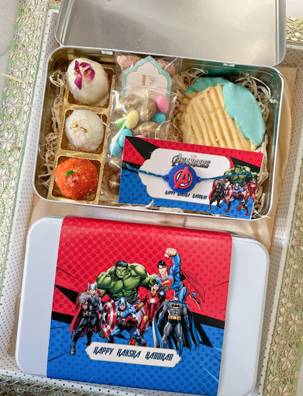 Superhero Rakhi Tin
