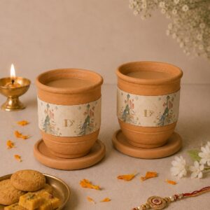 Chai Cup & Coaster Set - RB
